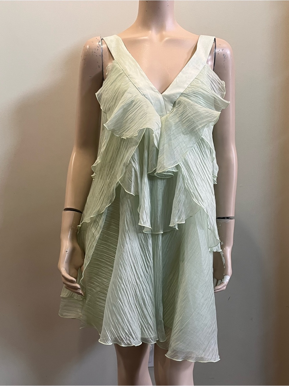 2026 Authentic Aje Athena Green Mini Dress - Picture 6 of 11
